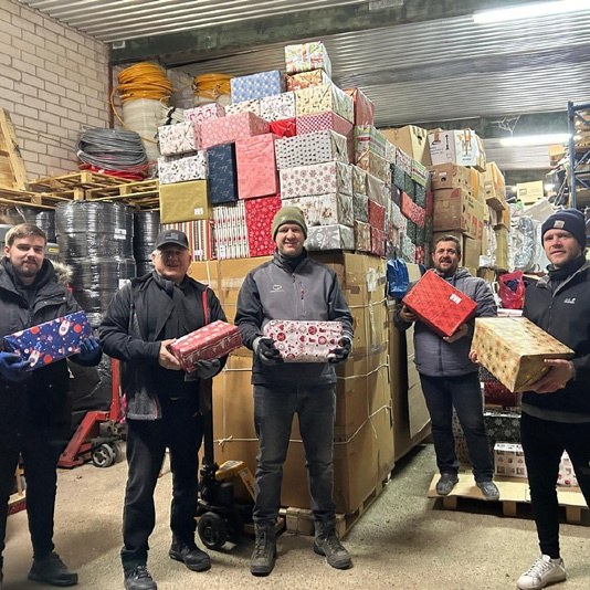 Verladung der Weihnachtsgeschenke – Foto 13