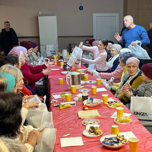 Treffen mit Witwen in Uman