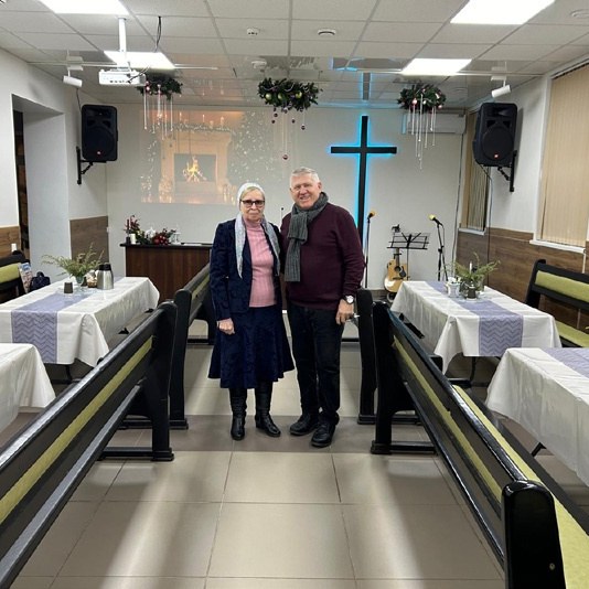 Treffen mit Witwen in Solotonoscha