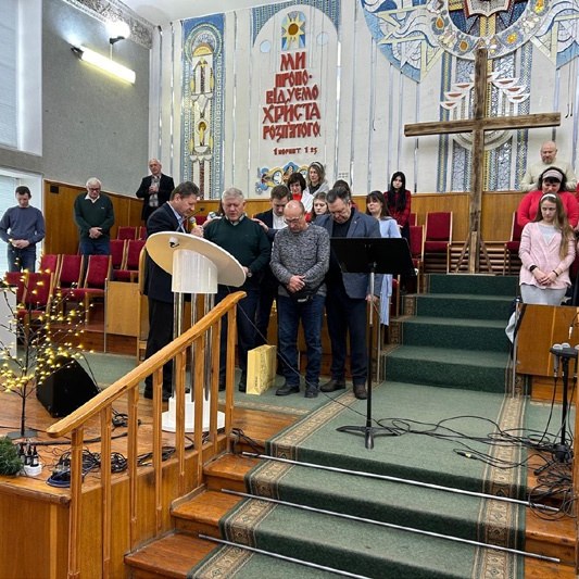Gemeindebesuche in Tscherkassy und Schtscherbinowka
