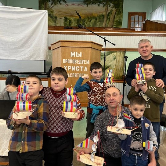 Ankunft und Organisation des Kinderlagers in Moldawien