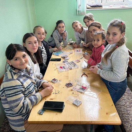 Ankunft und Organisation des Kinderlagers in Moldawien