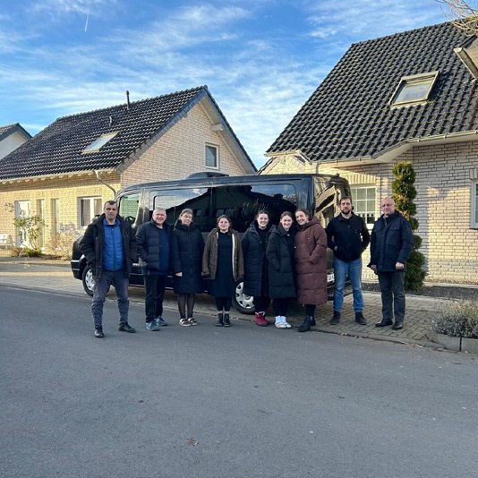 Abfahrt aus Düren und die Fahrt