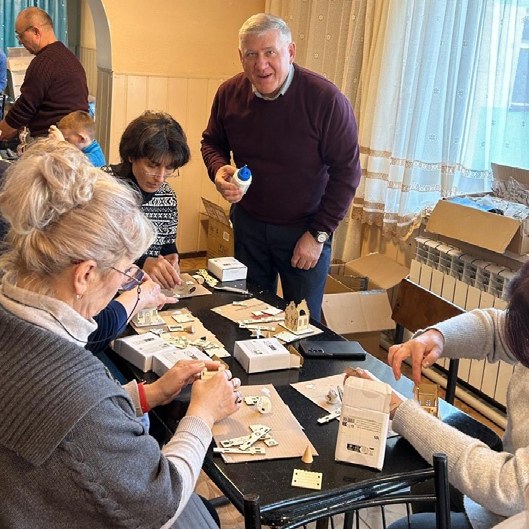 Durchführung der Kindertagesfreizeit im Kinderheim in Tarutino