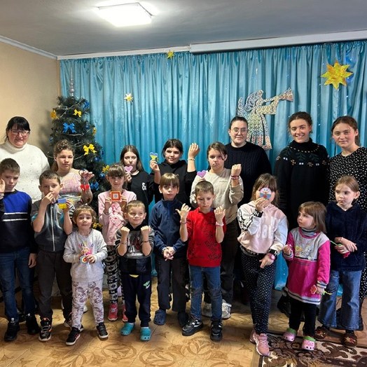 Durchführung der Kindertagesfreizeit im Kinderheim in Tarutino