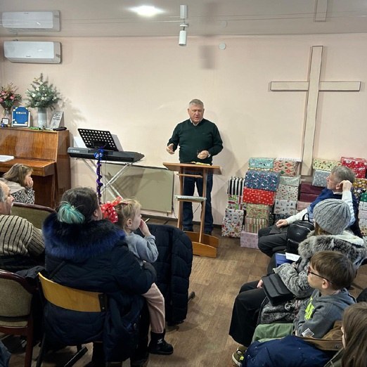 Besuch der Gemeinde in Pontajewka