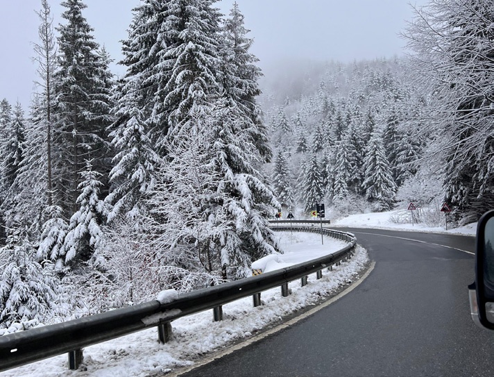 Abfahrt aus Düren und die Fahrt