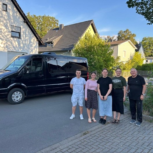Verladung und Abfahrt nach Rumänien