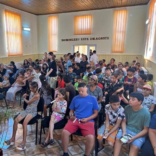 Letzter Dienst mit den Kindern in der Gemeinde